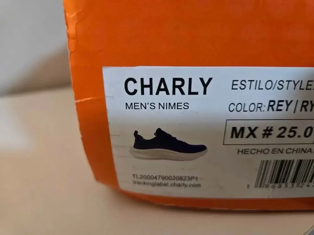 NEW!! CHARLY Sneakers for Men -  Blue - Size 7
